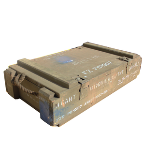 MILITARY SURPLUS F8 Wooden 81mm Morter Ammo Box