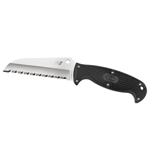 Jumpmaster Lightweight Black H1 - Serrated Blade by SPYDERCO