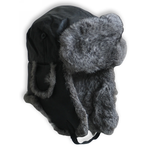 Mad Bomber Leather- Fur Hat by COMMANDO