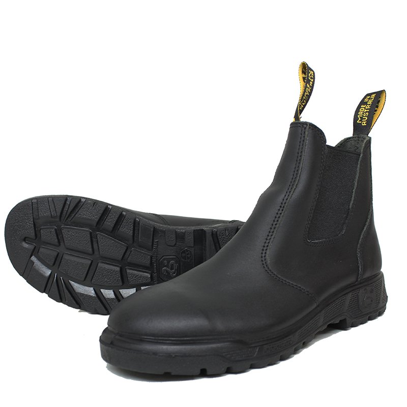 kleen cap toe leather boot