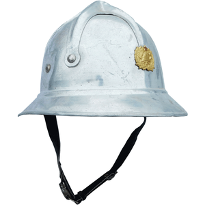 MILITARY SURPLUS Yugoslav Firemans Helmet - Aluminium
