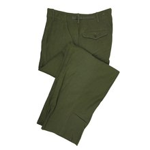 VINTAGE Italian Military Surplus Wool Trousers - Browse our