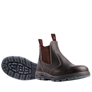 REDBACK Safety Bobcat Claret Oil Kip Slip-on Boot (Steel Toe)