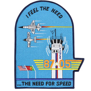 U.S. AIR FORCE The Need For Speed 87-05 Back Patch