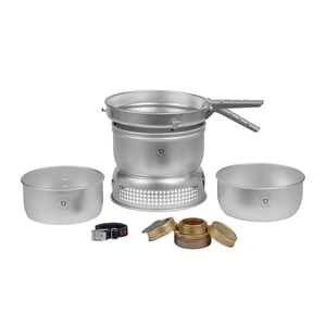 Storm Cooker 25-1 Large Aluminium without Kettle by TRANGIA