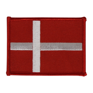 Danish Flag Patch - OUTBOUND NEW : Wide Variety of Collectible National ...
