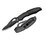 Meadowlark 2 Black Blade - Black Handle Combo Blade by BYRD