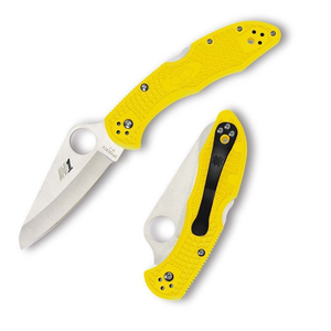 SPYDERCO Salt 2 H1 Yellow Handle-Plain Blade