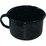 OUTBOUND 9cm Black Enamel Mug