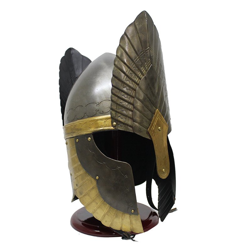 fully functional Lord of the Rings Elendil Helmet Crusader Centurion Bird Helmet 