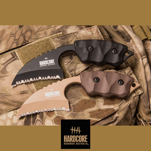 LFK-01S Talon Backup Knife Serrated in K340 by HARDCORE HARDWARE