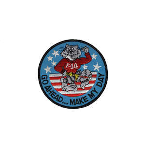 U.S. NAVY F-14 Tomcat Go Ahead Make My Day Patch