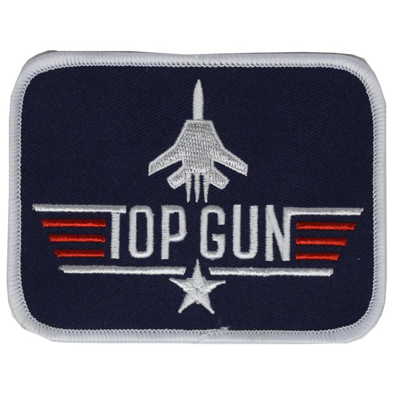 U.S. NAVY Top Gun Rectangular Patch by COMMANDO - Wide Variety of