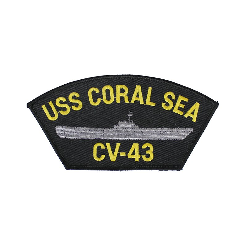 USS CORAL SEA AIRCRAFT CARRIER CV/CVB/CVA-43 AGELESS WARRIOR MILITARY PATCH 