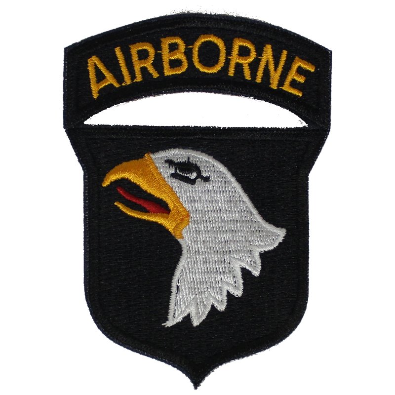 US Army 101st Airborne Division DCU reveresed Afghanistan 3.25" patch 