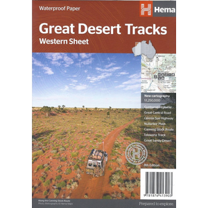 Great Desert Tracks Western Map