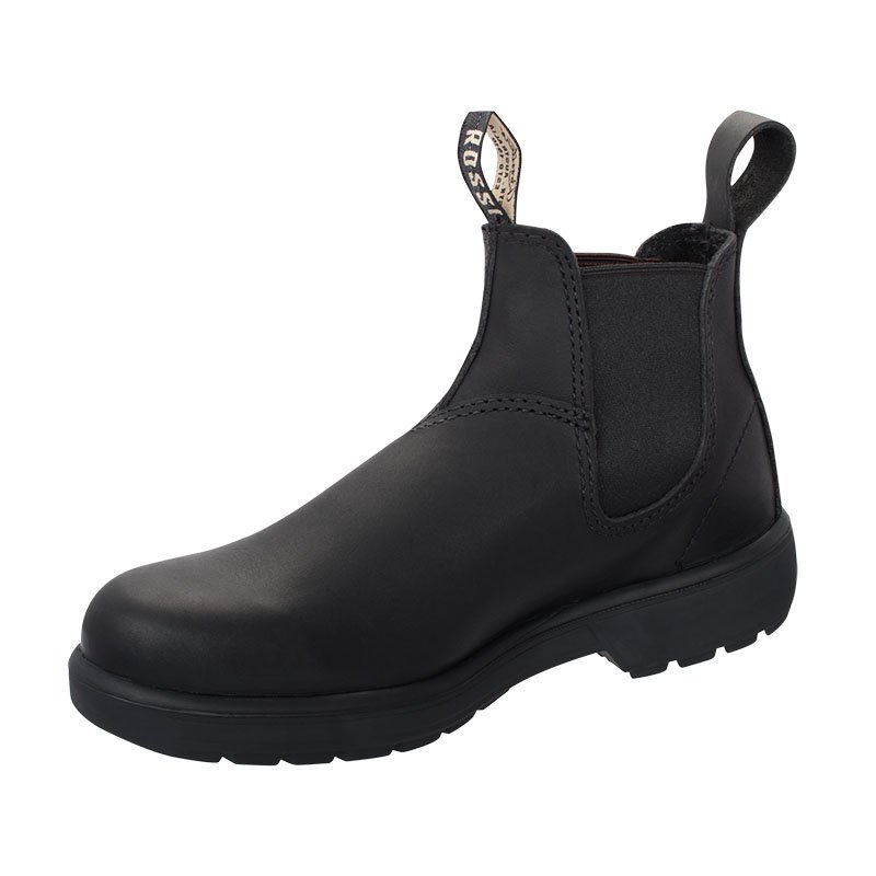 ROSSI Endura Black Slip-On Boot - Wide Range of Boots for the Worksite ...