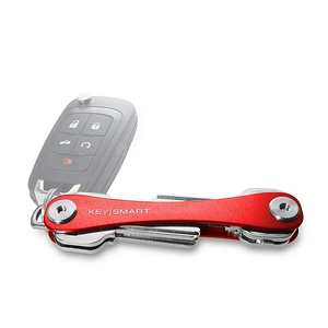 KEYSMART Keysmart Key Holder- Alum(Up To 8 Keys) Red