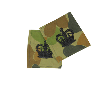 SUPPLY LINE Pair of Warrant Officer Class 2 Patches - Crown