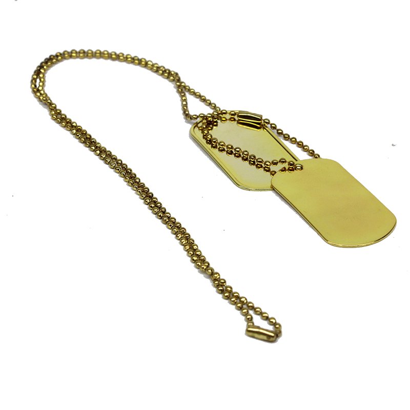 COMMANDO Gold Dog Tag Set - COMMANDO 