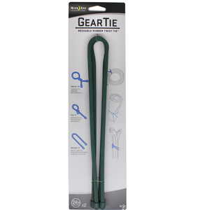 NITE IZE Gear Tie 24in 2 Pack - Green