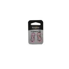NITE IZE Size 0 Plastic S-Biner 2 Pack - Pink-assorted-camping-accessories-Mitchells Adventure