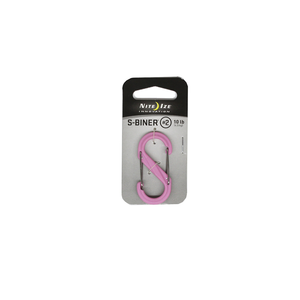 Size 2 Plastic S-Biner - Pink by NITE IZE