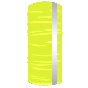 HEADSKINZ Fluro - Reflective Fluro Yellow Design Neck Gaitor