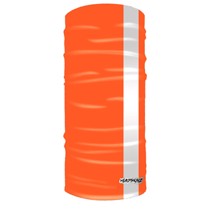 HEADSKINZ Fluro - Reflective Fluro Orange Design Neck Gaitor