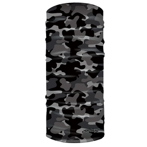 HEADSKINZ Military Camo Grey Scale Design Neck Gaitor