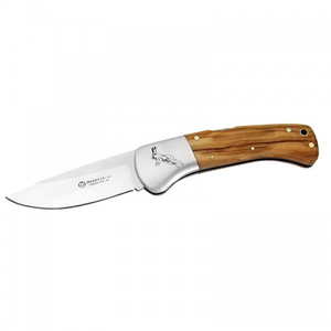 MASERIN Hunting Knife 80mm Blade Olive Handle