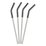 KLEAN KANTEEN Steel Straws - 4 Pk (Pints & Tumblers) - Black