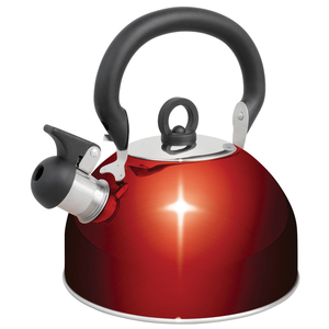 CAMPFIRE Whistling Kettle Stainless Steel 4 Lt Red
