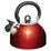 CAMPFIRE Whistling Kettle Stainless Steel 4 Lt Red