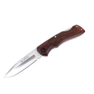 MUELA BX-8LR Lockback - Coral Wood Handle