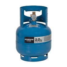 COMPANION Gas Cylinder 3/8"Lh 2.0Kg-camping-cookers-and-stoves-Mitchells Adventure