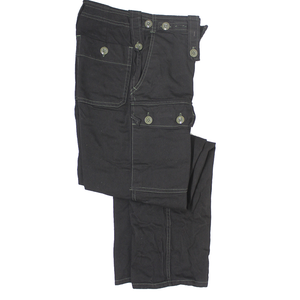 COMMANDO Vintage Black Army Pants - Dyed