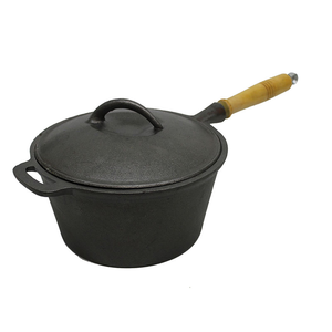 OUTBOUND 2.5Qrt Cast Iron Saucepan