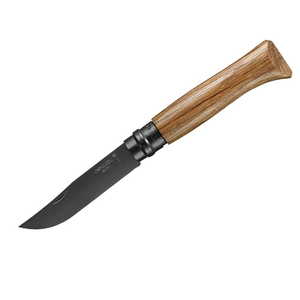 OPINEL No8 Black Stainless - Oak Handle