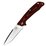 TASSIE TIGER KNIVES Folding Pocket Knife with Red & Black G10 Handle 89mm D2 Blade