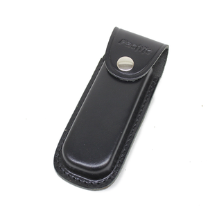 PACIFIC CUTLERY Sheath - Leather Black Large - 12cm L X 5cm W