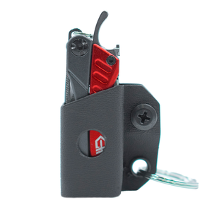 Kydex Keychain Sheath for Gerber Dime & Leatherman Squirt Black by CLIP & CARRY