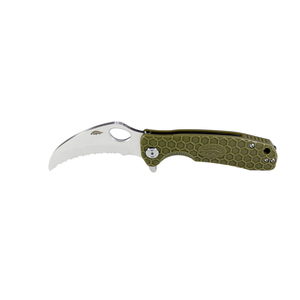 HONEY BADGER Claw Medium - Green Serrated