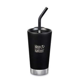 KLEAN KANTEEN 16oz Insulated Tumbler (with Straw Lid) Shale Black