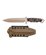 HALFBREED BLADES MIK-01P Medium Infantry Knife Plain Blade