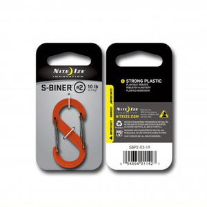 NITE IZE Size 2 Plastic S-Biner - Orange