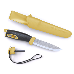 MORAKNIV Companion Spark Stainless Steel Knife Yellow