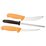 MORAKNIV Hunting Set - 2 Knives + Sharpening Steel - Hi-Vis Orange