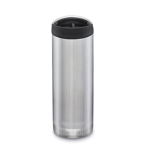 KLEAN KANTEEN TKWide 16oz (with Cafe Cap) Brushed Stainless