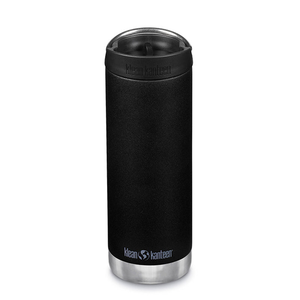 KLEAN KANTEEN TKWide 16oz (with Cafe Cap) Black